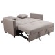 Καναπές κρεβάτι "IMOLA" διθέσιος από ύφασμα σε χρώμα μπεζ 154x100x93