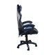 Πολυθρόνα Gaming "BF7850" από PU σε χρώμα μαύρο/μπλε 63x70x117/127