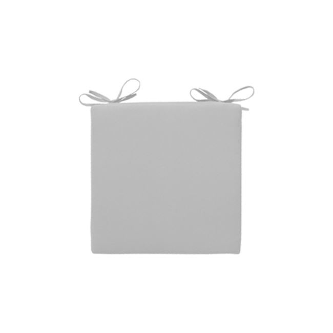 Μαξιλάρι καθίσματος "SEAT" υφασμάτινο σε χρώμα εκρού 45x45x5