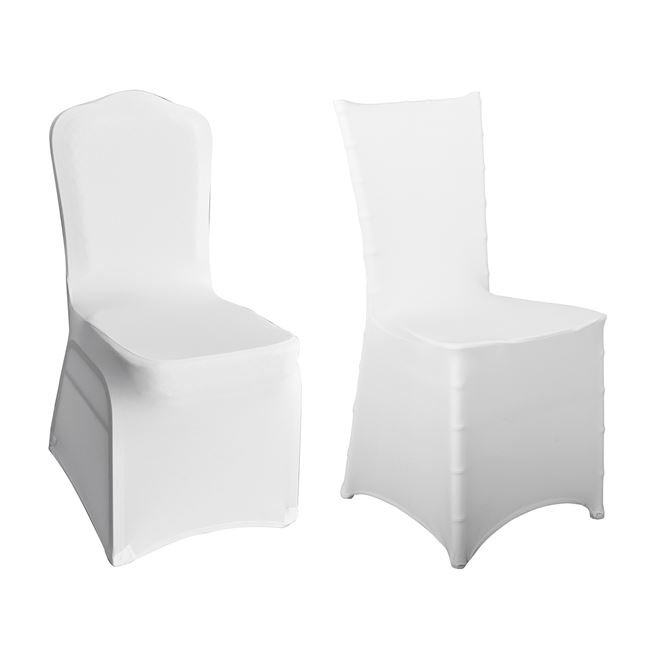 Ενισχυμένο κάλυμμα για καρέκλες από polyester σε λευκό χρώμα