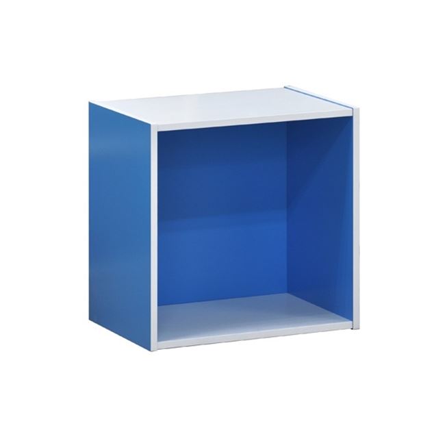 Κουτί-ντουλάπι "DECON" σε χρώμα μπλε 40x29x40