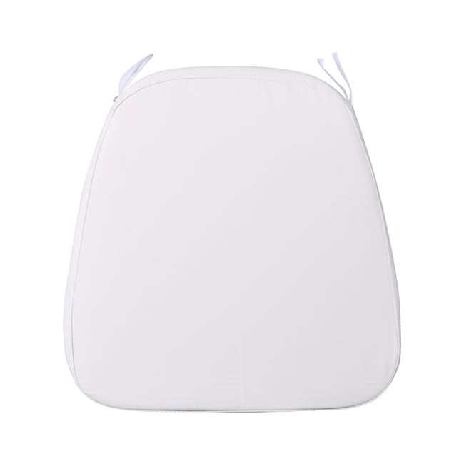 Μαξιλάρι καθίσματος "ILONA-MILLS" από pu-pvc σε χρώμα λευκό 43x42x4
