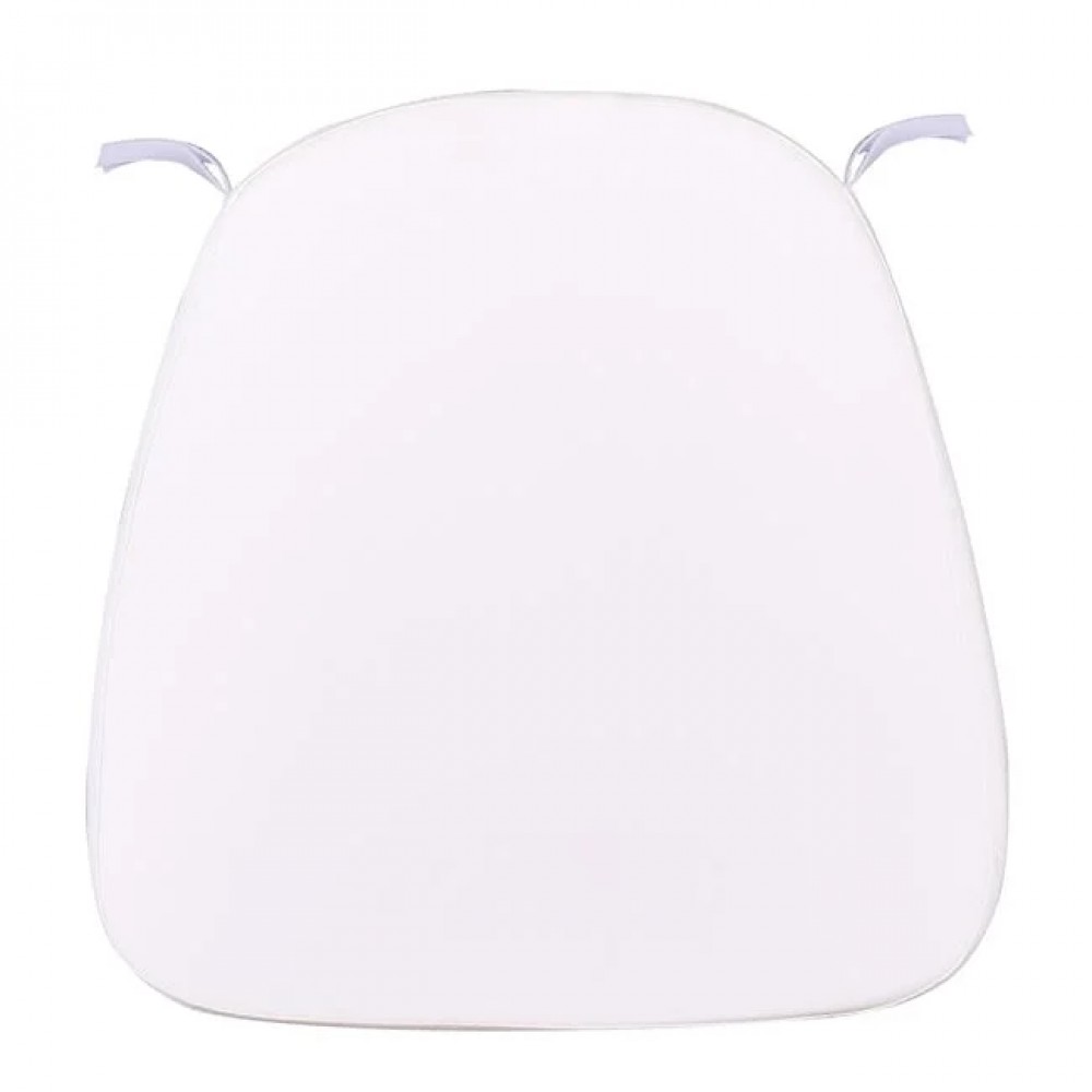 Μαξιλάρι καθίσματος "ILONA-MILLS" από pu-pvc σε χρώμα λευκό 43x42x4