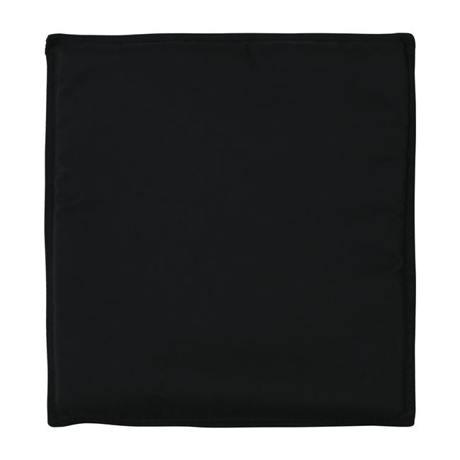 Μαξιλάρι πολυθρόνας "SALSA" από ύφασμα σε χρώμα μαύρο 42x44x2