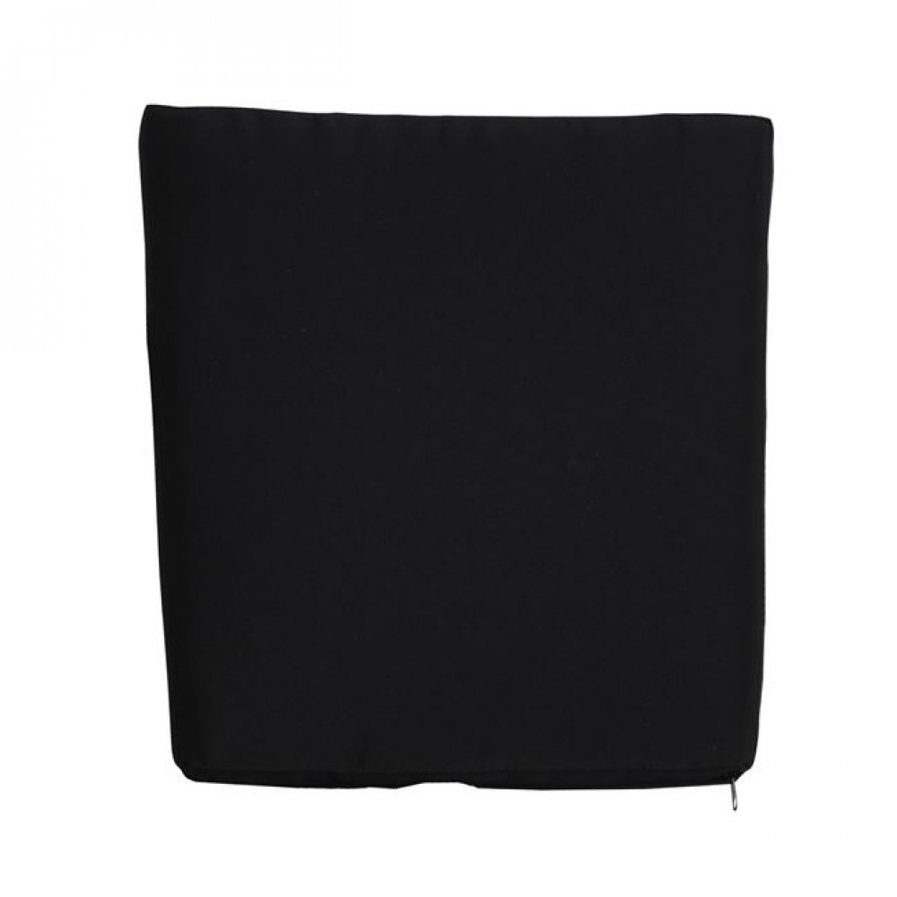 Μαξιλάρι πολυθρόνας "SALSA" από ύφασμα σε χρώμα μαύρο 42x44x4