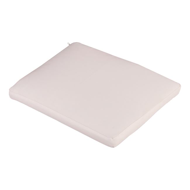 Μαξιλάρι πολυθρόνας "SALSA" από ύφασμα σε χρώμα εκρού 42x44x4