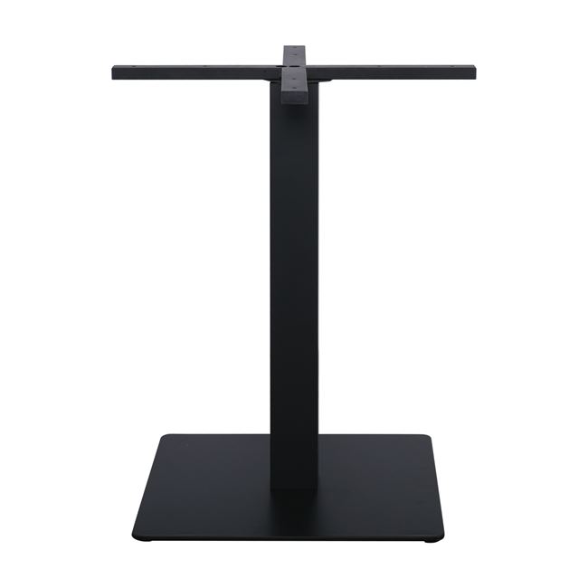 Βάση τραπεζιού "PRATO" από μέταλλο σε μαύρο χρώμα 50x50x72
