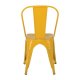 Καρέκλα "RELIX" από μέταλλο σε χρώμα κίτρινο 44x49x84
