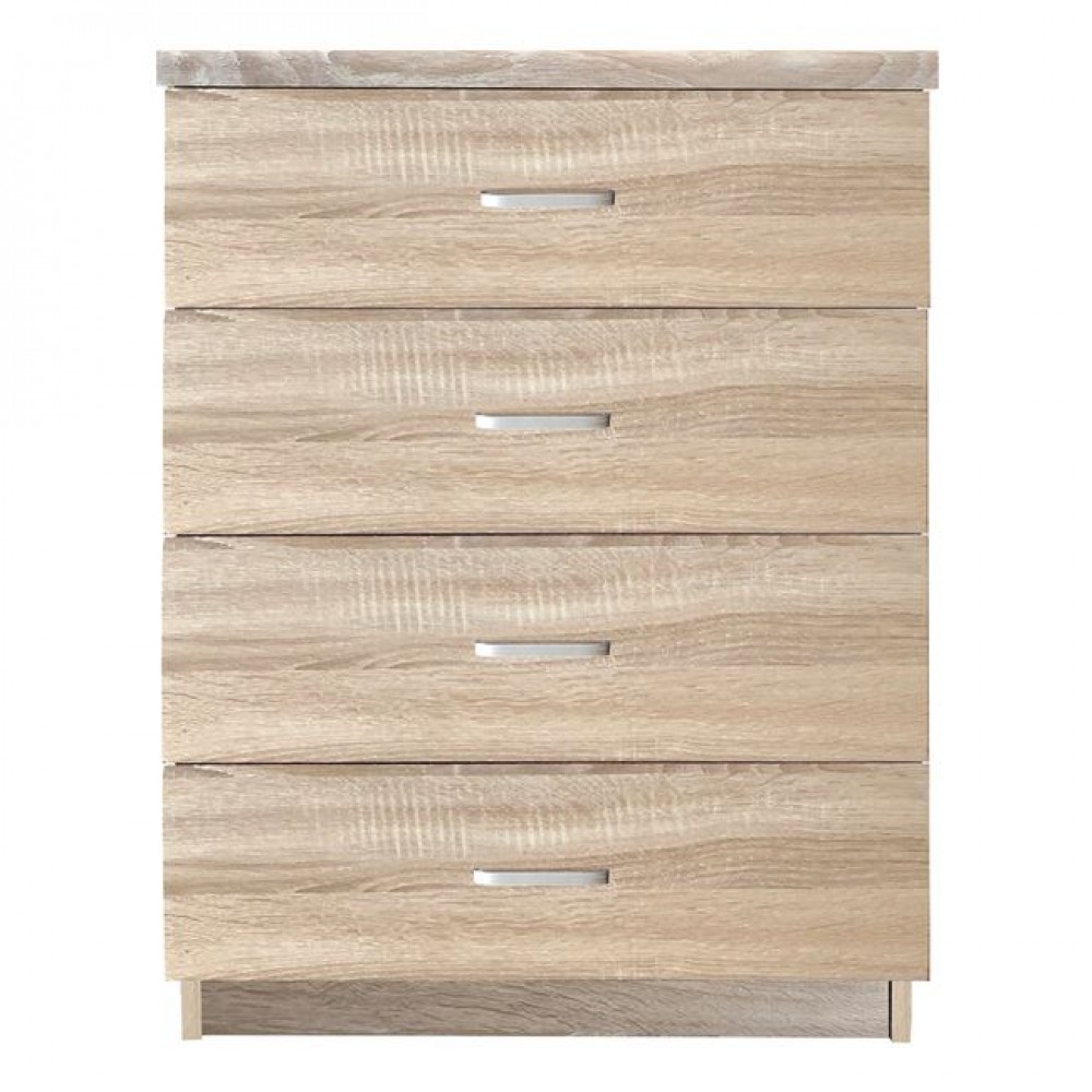 Συρταριέρα "DRAWER" από mdf σε χρώμα σονόμα 60x40x80