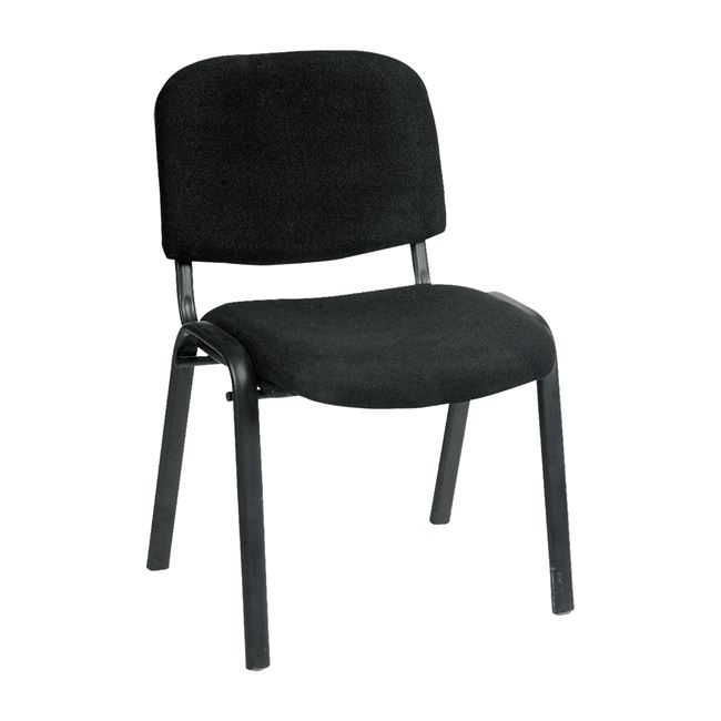 Καρέκλα "SIGMA" από μέταλλο/ύφασμα σε μαύρο χρώμα 55x60x79