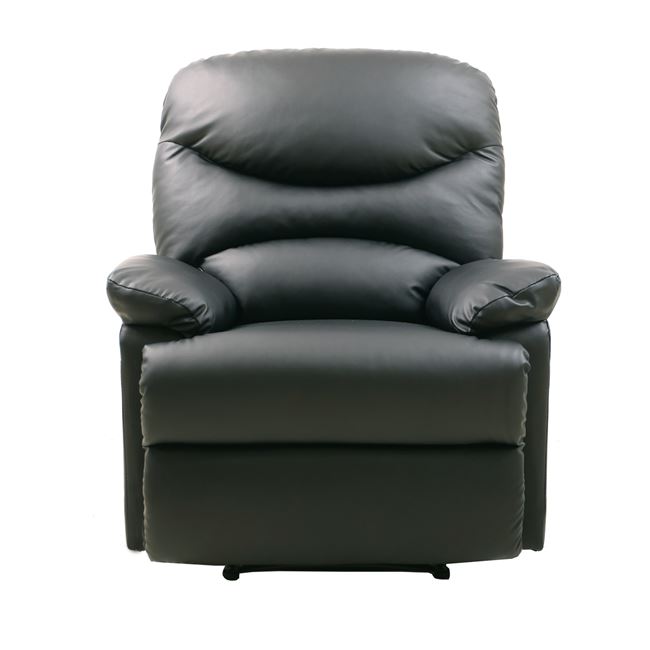 Πολυθρονα "LUISA" από PU σε χρώμα μαύρο 80x90x99