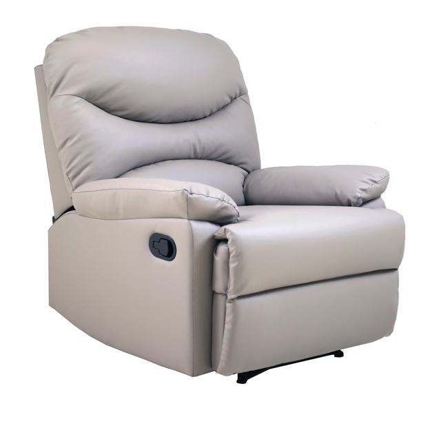 Πολυθρόνα "LUISA" από PU σε χρώμα καπουτσίνο 80x90x99