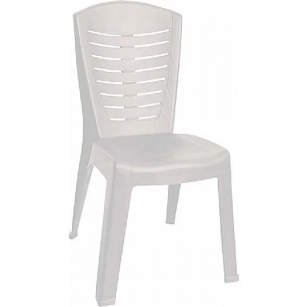 Καρέκλα "CLEO" στοιβαζόμενη από pp σε χρώμα λευκό 50x53x89