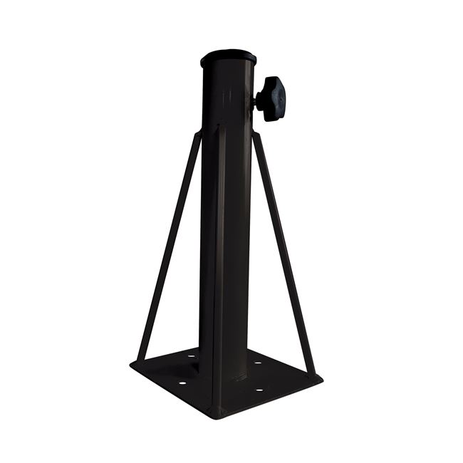 Βάση ομπρέλας εδάφους μεταλλική σε μάυρο χρώμα 16,5x16.5x36