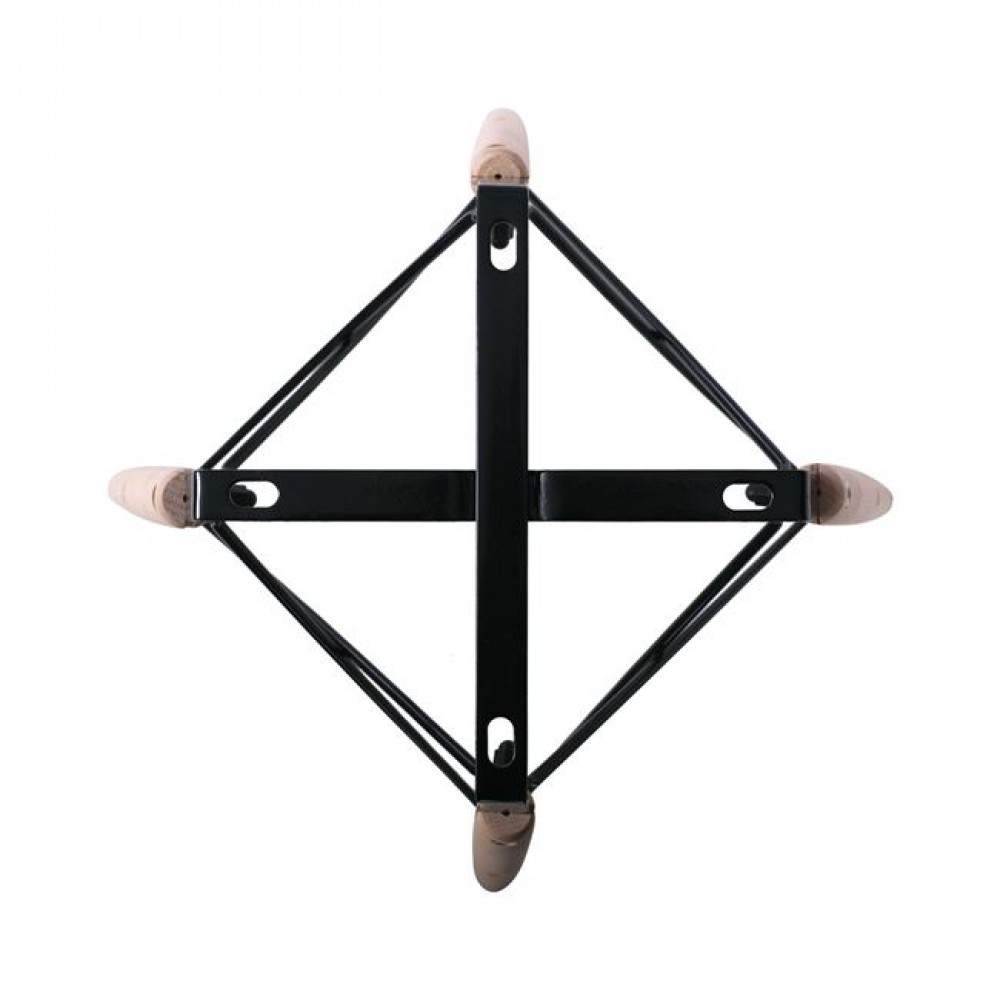 Βάση τραπεζιού "ART" από ξύλο σε φυσικό χρώμα 54x54x70