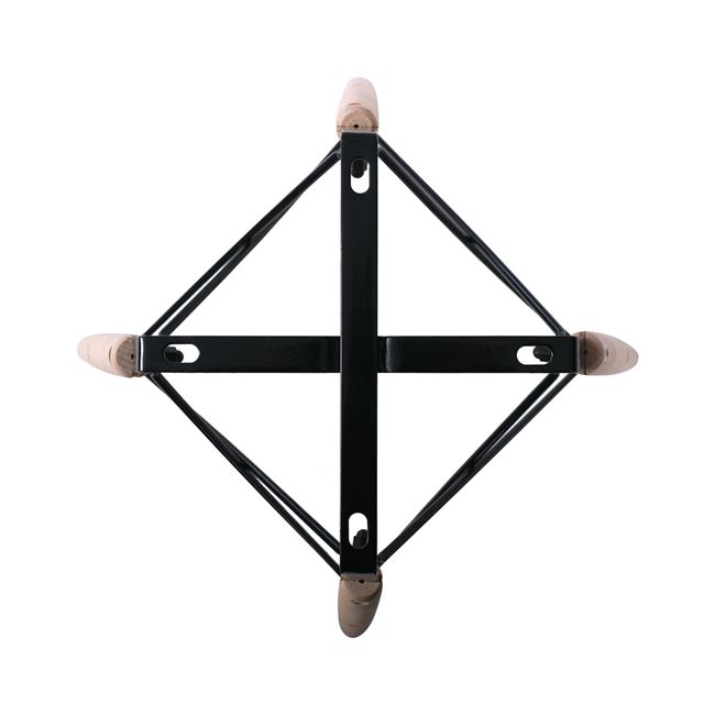 Βάση τραπεζιού "ART" από ξύλο σε φυσικό χρώμα 54x54x70