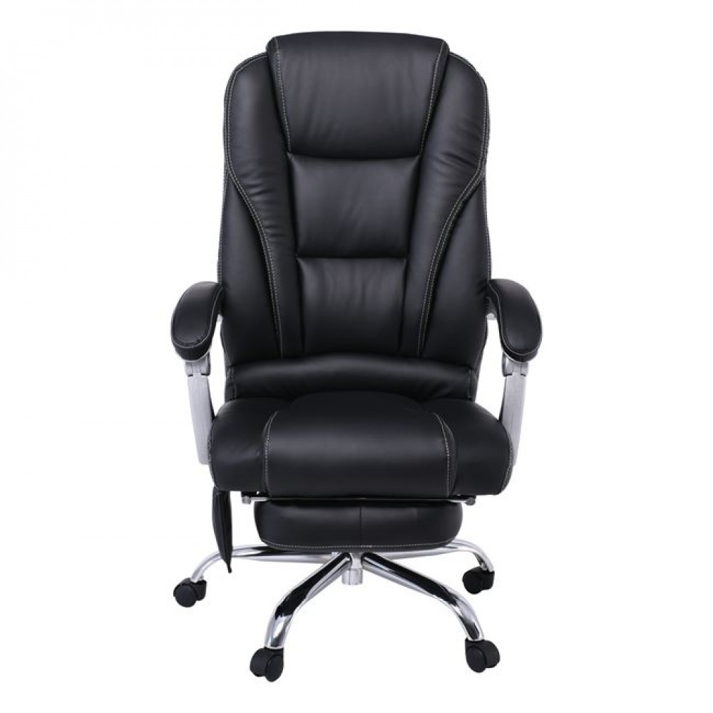 Πολυθρόνα διευθυντή relax "BF9350" από PU/PVC σε μαύρο χρώμα 68x64x118