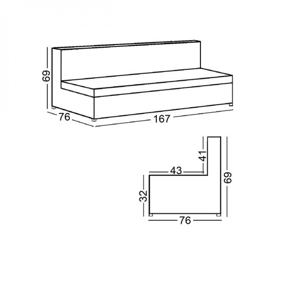 Καναπές-κρεβάτι τριθέσιος "BIZ" από ύφασμα σε πράσινο χρώμα 167x75x70