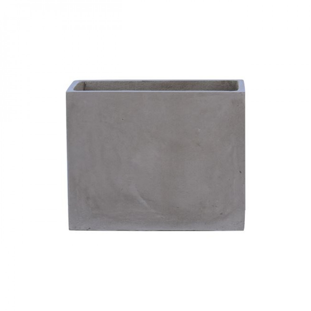 Κασπώ "POT-2" από κεραμικό σε χρώμα γκρι 50x20x40