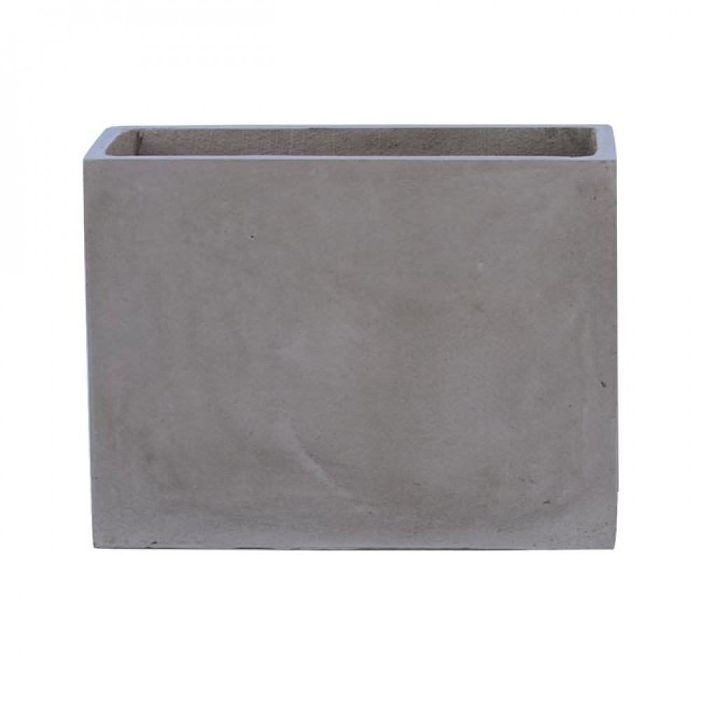 Κασπώ "POT-2" από κεραμικό σε χρώμα γκρι 70x40x50