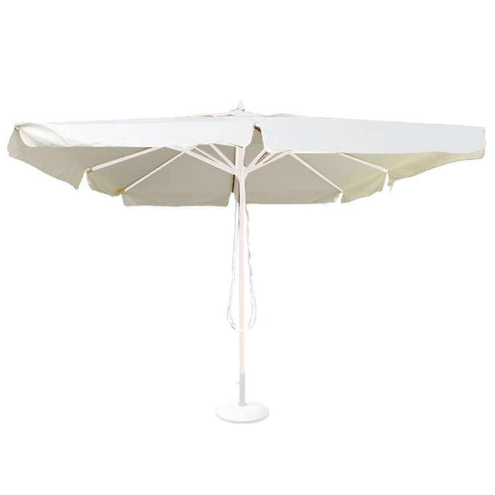 Ανταλλακτικό πανί ομπρέλας από ύφασμα σε χρώμα λευκό 300x300