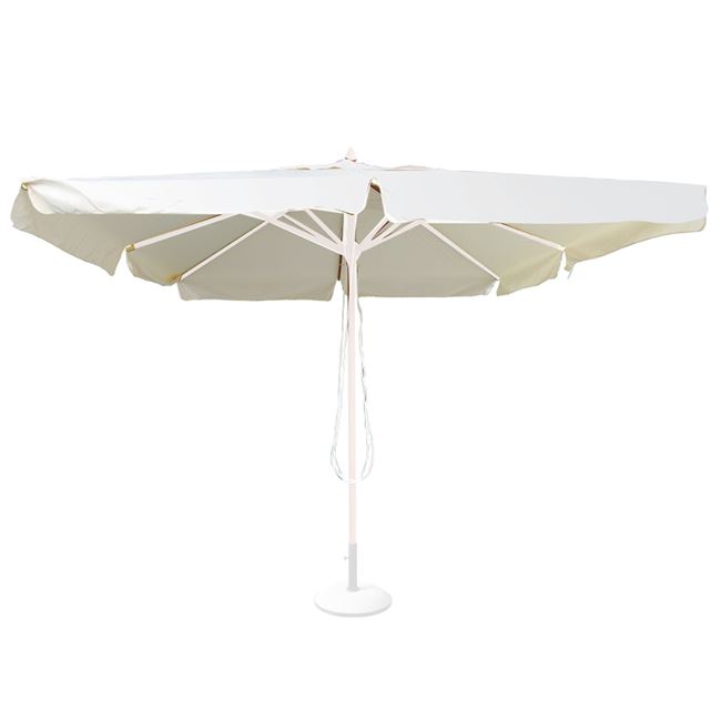 Ανταλλακτικό πανί ομπρέλας από ύφασμα σε χρώμα λευκό 300x300