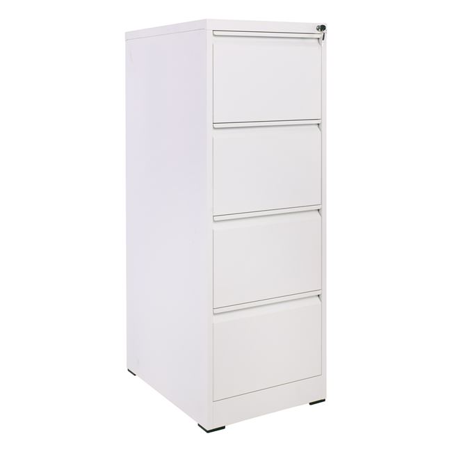 Φοριαμός αρχειοθέτησης από μέταλλο σε λευκό χρώμα 46x62x133