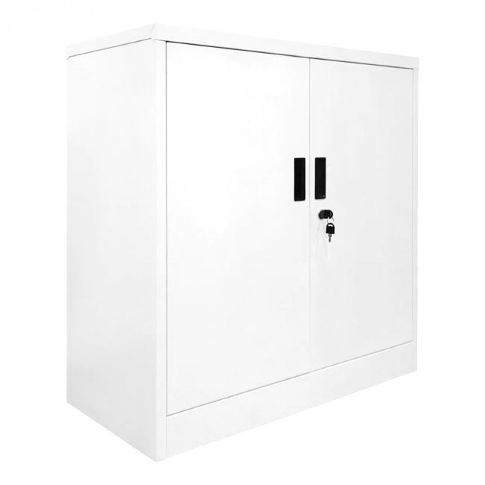 Ντουλάπα "LOCKER" μεταλλική σε λευκό χρώμα 90x40x90