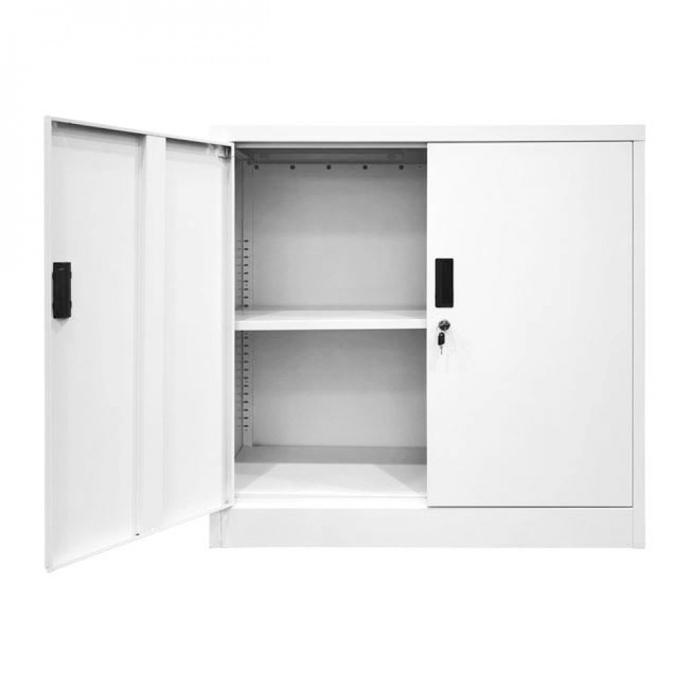 Ντουλάπα "LOCKER" μεταλλική σε λευκό χρώμα 90x40x90