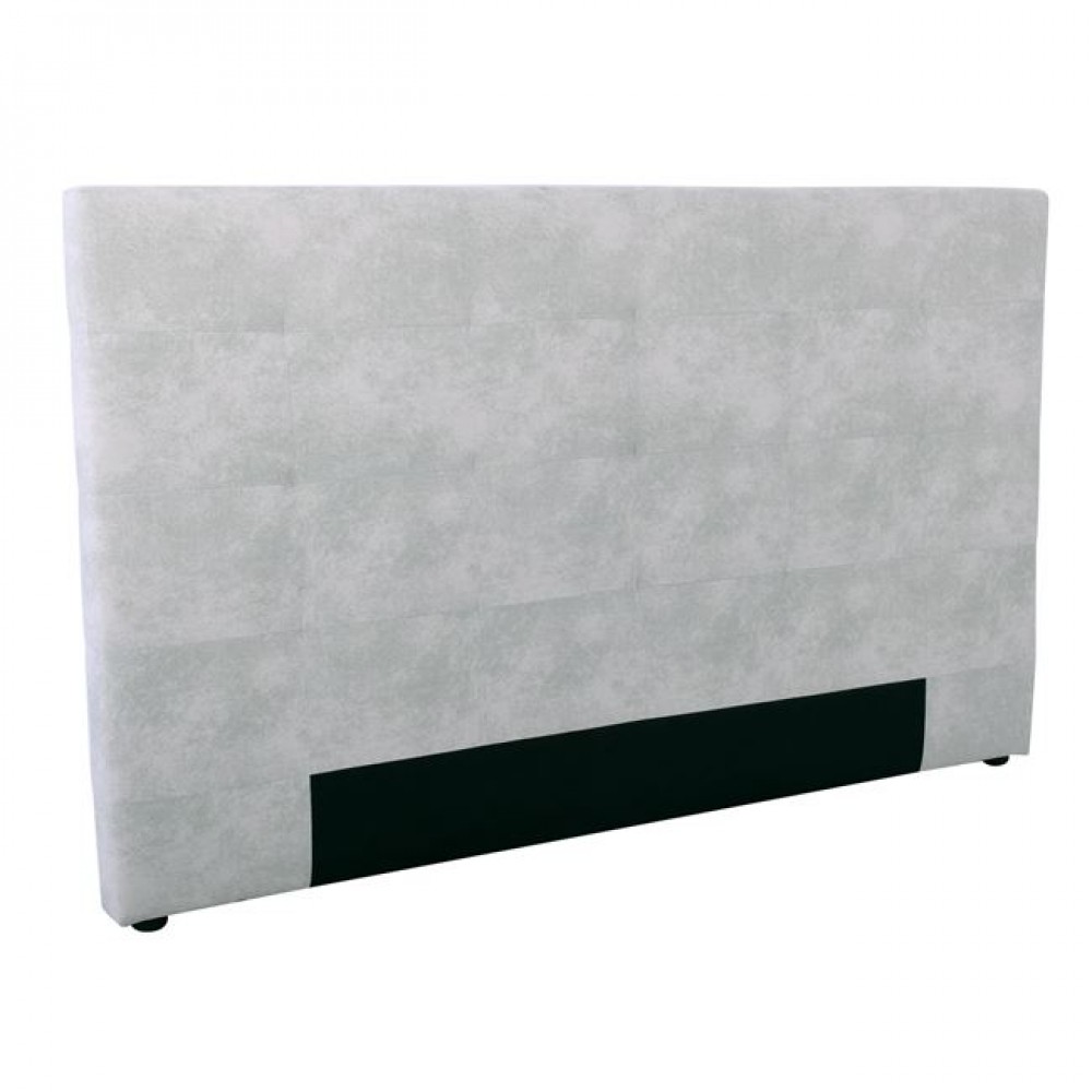 Κεφαλάρι κρεβατιού από ύφασμα σε χρώμα εκρού 165x9x100