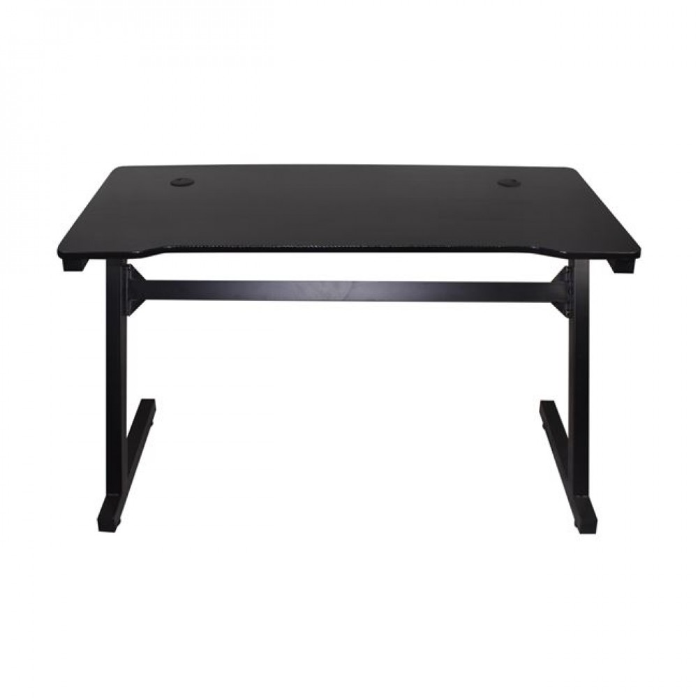 Γραφείο gaming από μέταλλο σε μαύρο χρώμα 120x60x75