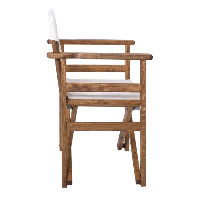 Σκελετός πολυθρόνας σκηνοθέτη από ξύλο σε καρυδί χρώμα 60x51x85