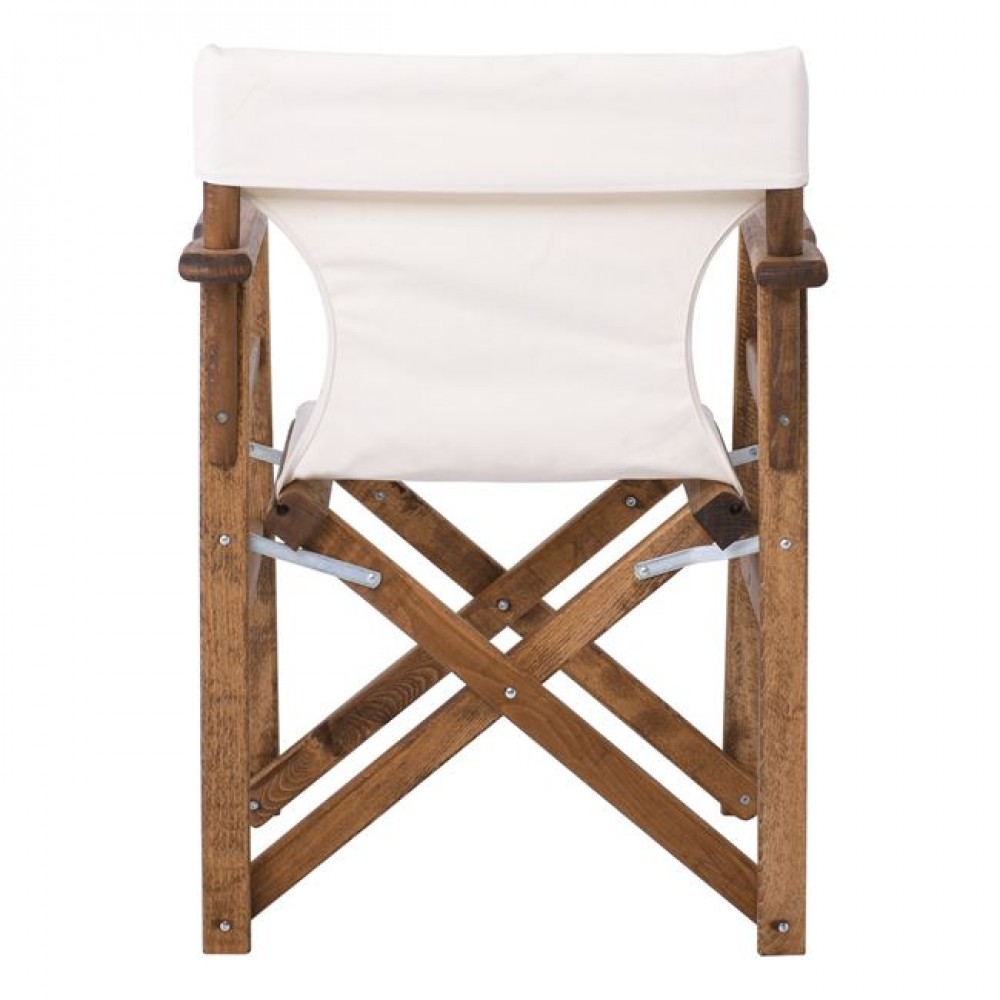 Σκελετός πολυθρόνας σκηνοθέτη από ξύλο σε καρυδί χρώμα 60x51x85