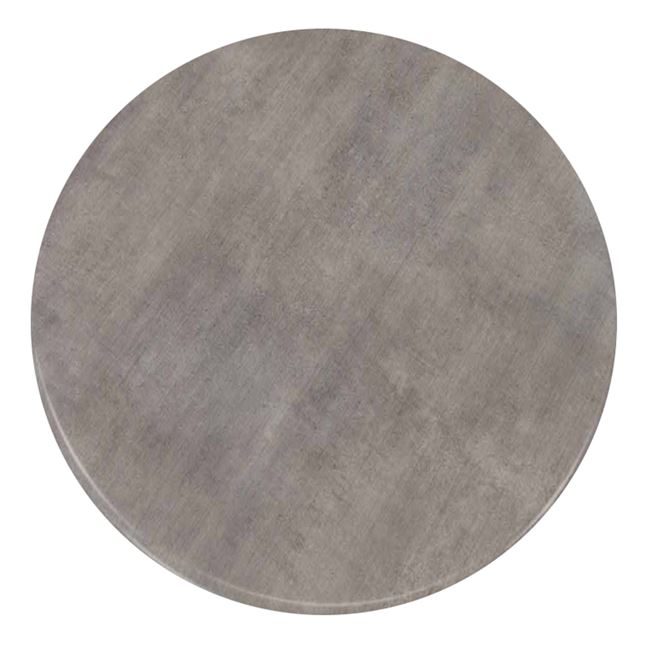 Επιφάνεια τραπεζιού "CONTRACT" από laminate σε γκρι χρώμα Φ80x1.6