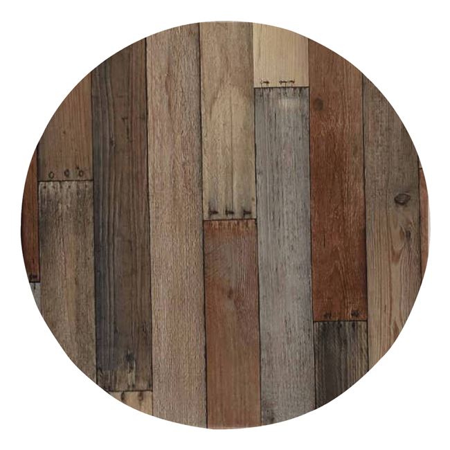 Επιφάνεια τραπεζιού "CONTRACT" από laminate σε καρυδί χρώμα Φ60x1.6