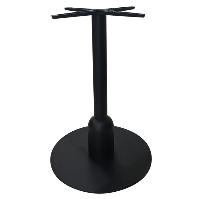 Βάση τραπεζιού "BORG" από μέταλλο σε μαύρο χρώμα Φ50x72