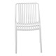 Πολυθρόνα εξωτερικού χώρου "MODA" από PP σε λευκό χρώμα 48x57x80