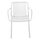 Πολυθρόνα εξωτερικού χώρου "MODA" από PP σε λευκό χρώμα 57x58x80