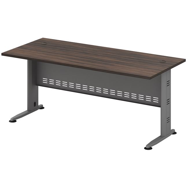 Γραφείο "COMPACT" σε χρώμα σκούρο καρυδί 180x80x75