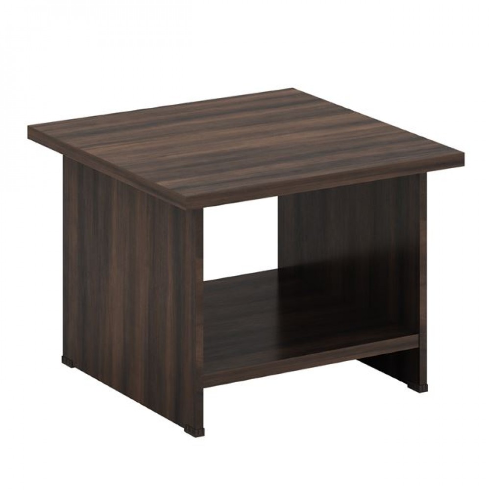 Τραπεζάκι επισκέπτη σε χρώμα σκούρο καρυδί 60x60x45