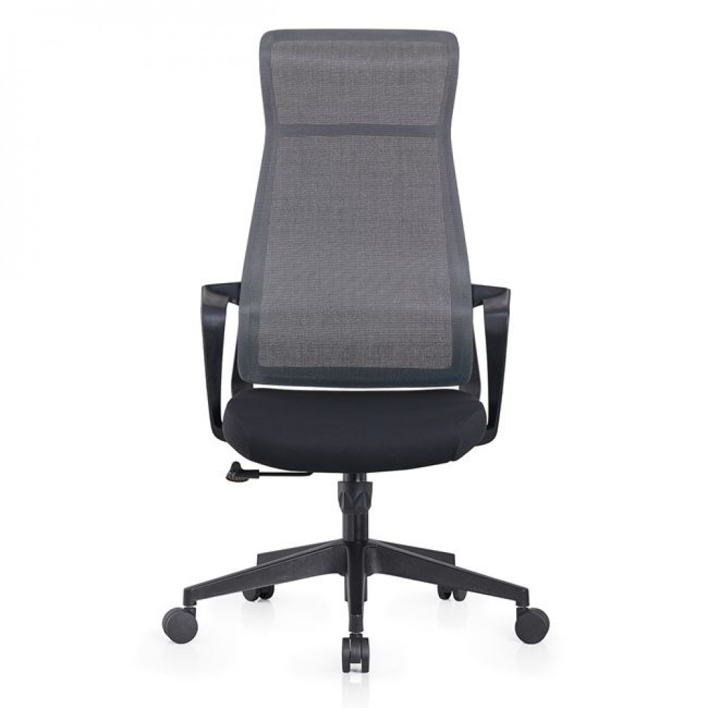 Πολυθρόνα διευθυντή "BF2990" από mesh ύφασμα σε χρώμα γκρι 73x67x118/128