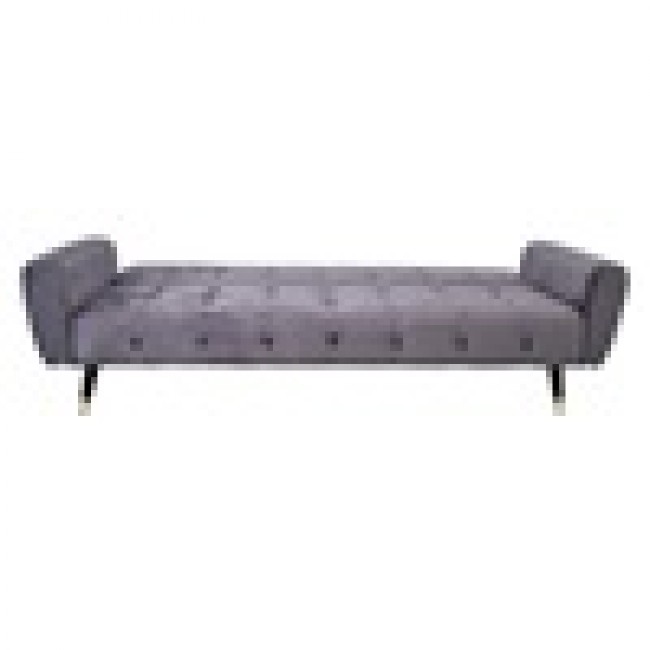 Καναπές-κρεβάτι τριθέσιος "MECO" από ύφασμα σε χρώμα γκρι 219x83x83
