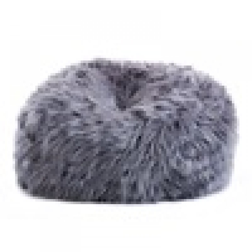 Πουφ "BIGO LUXURY" σε χρώμα ανθρακί 110x110x86