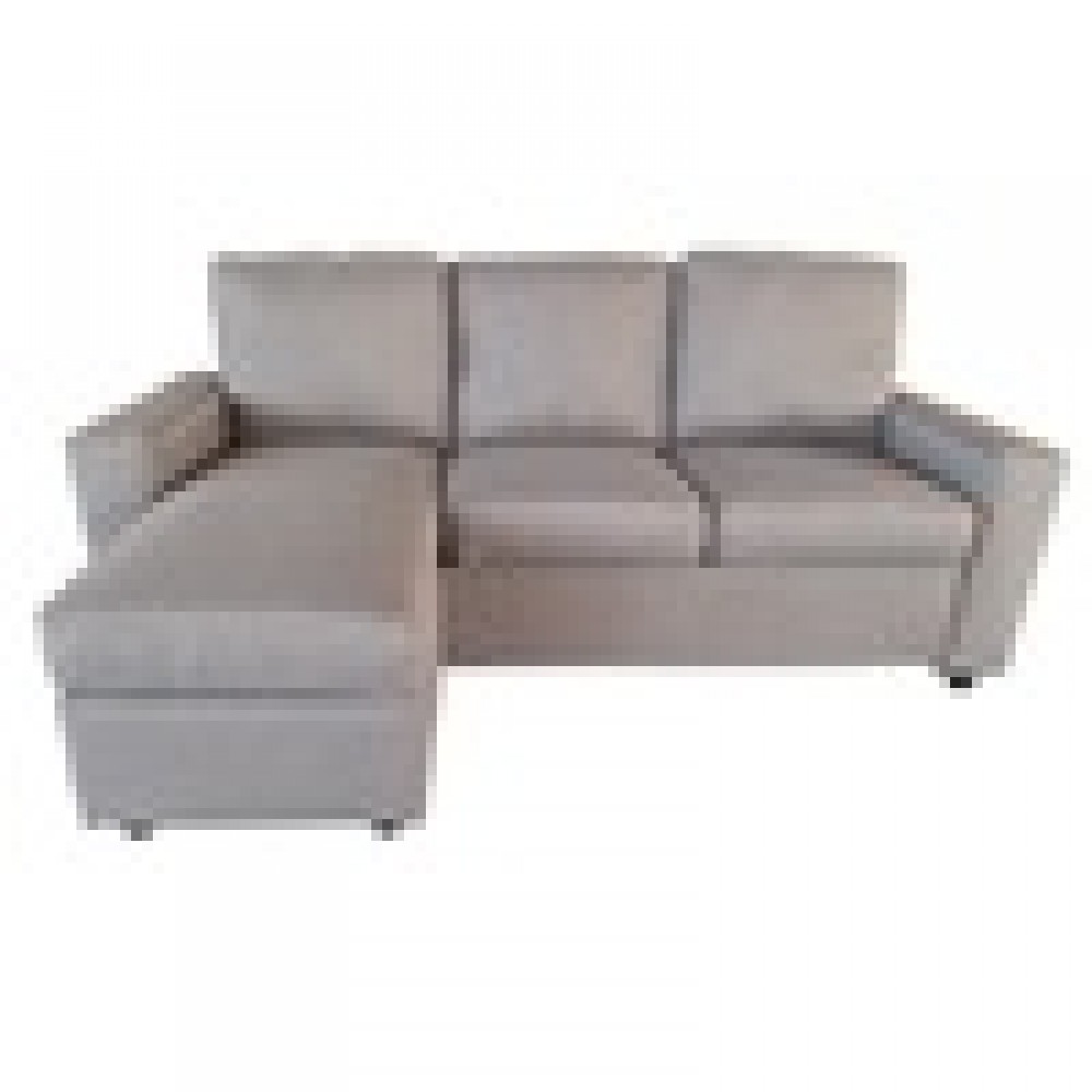 Καναπές αναστρέψιμος "PORTLAND" από ύφασμα σε χρώμα καπουτσίνο 203x140x85