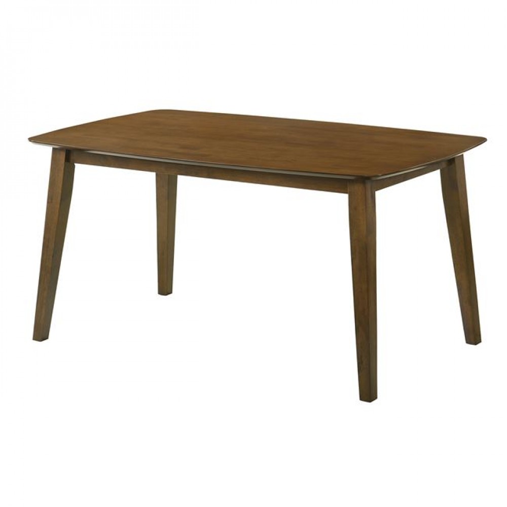 Τραπέζι τραπεζαρίας "DOM" ξύλινο σε χρώμα καρυδί 150x90x75