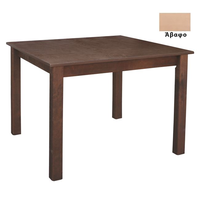 Τραπέζι ταβέρνας από ξύλο σε χρώμα φυσικό	80x120x75