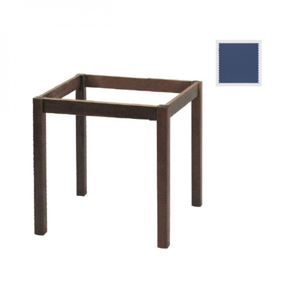 Βάση τραπέζιου ταβέρνας από ξύλο σε χρώμα μπλε  69x69x73