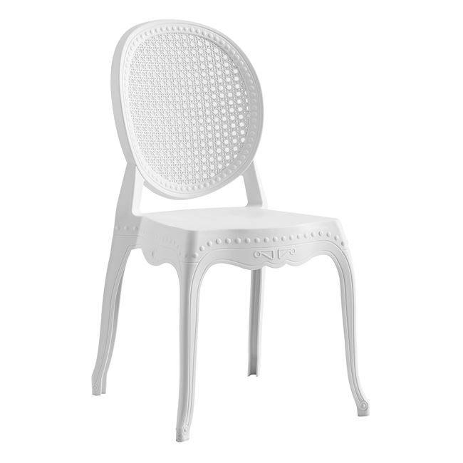 Καρέκλα "DYNASTY" από PP σε χρώμα λευκό 42x52x88