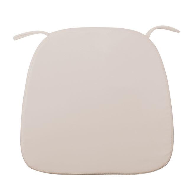 Μαξιλάρι καθίσματος "ILONA - DESTINY" από pu σε χρώμα μπεζ 43x42x4