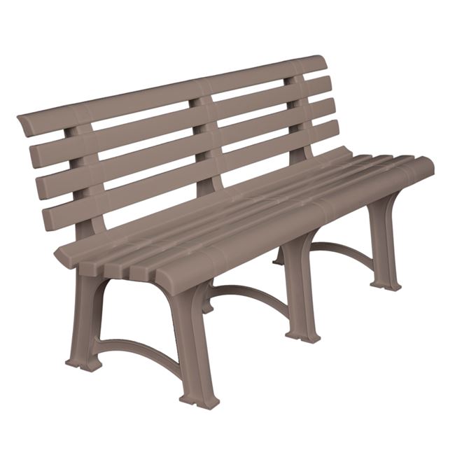 Παγκάκι "ATENA" από PP σε χρώμα tortora 150x73x51